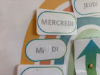 Support éducatif les jours de la semaine