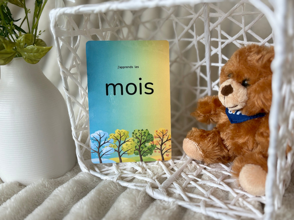 Cartes éducatives - Les mois