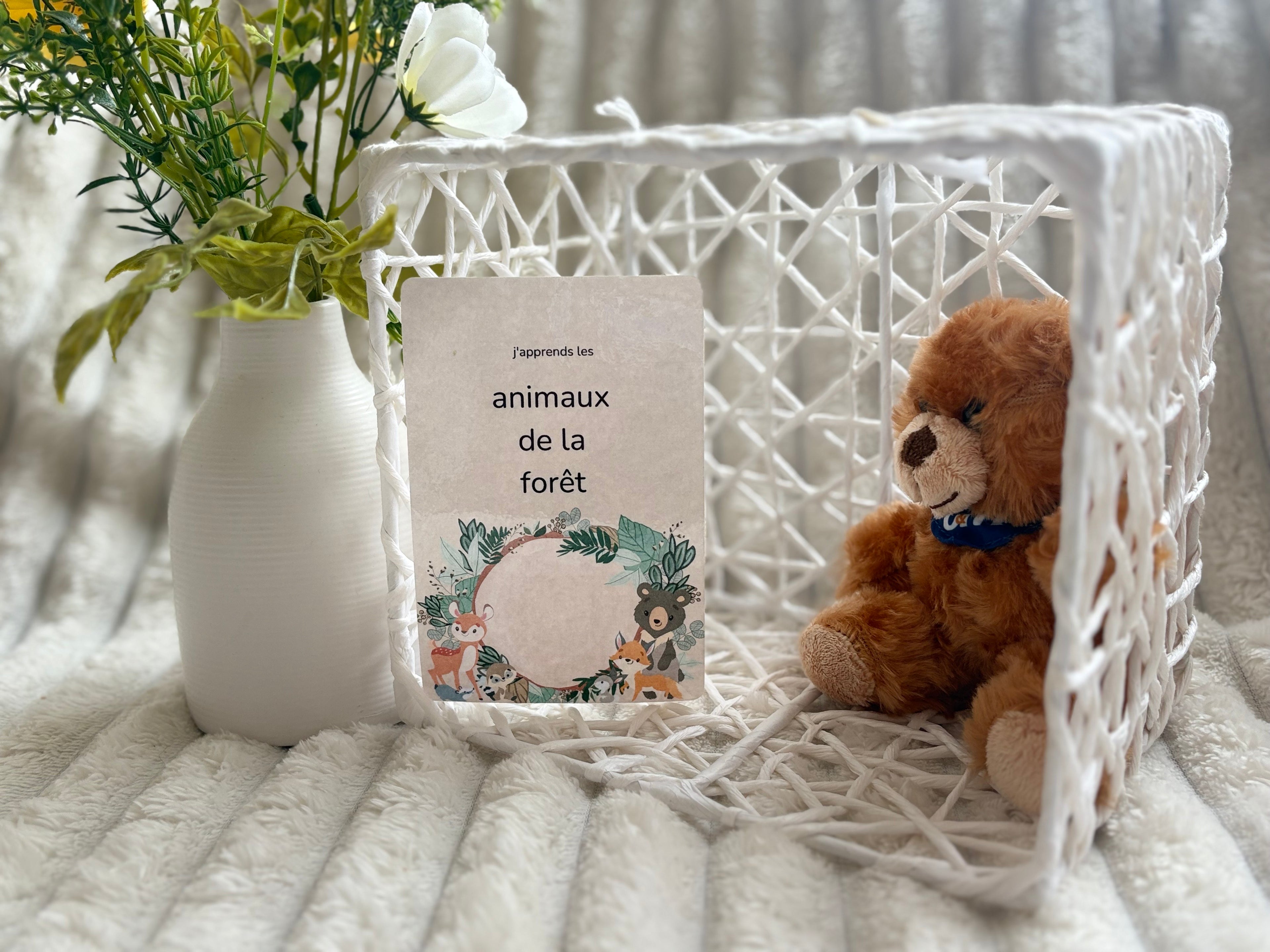 Cartes éducatives - Animaux de la forêt