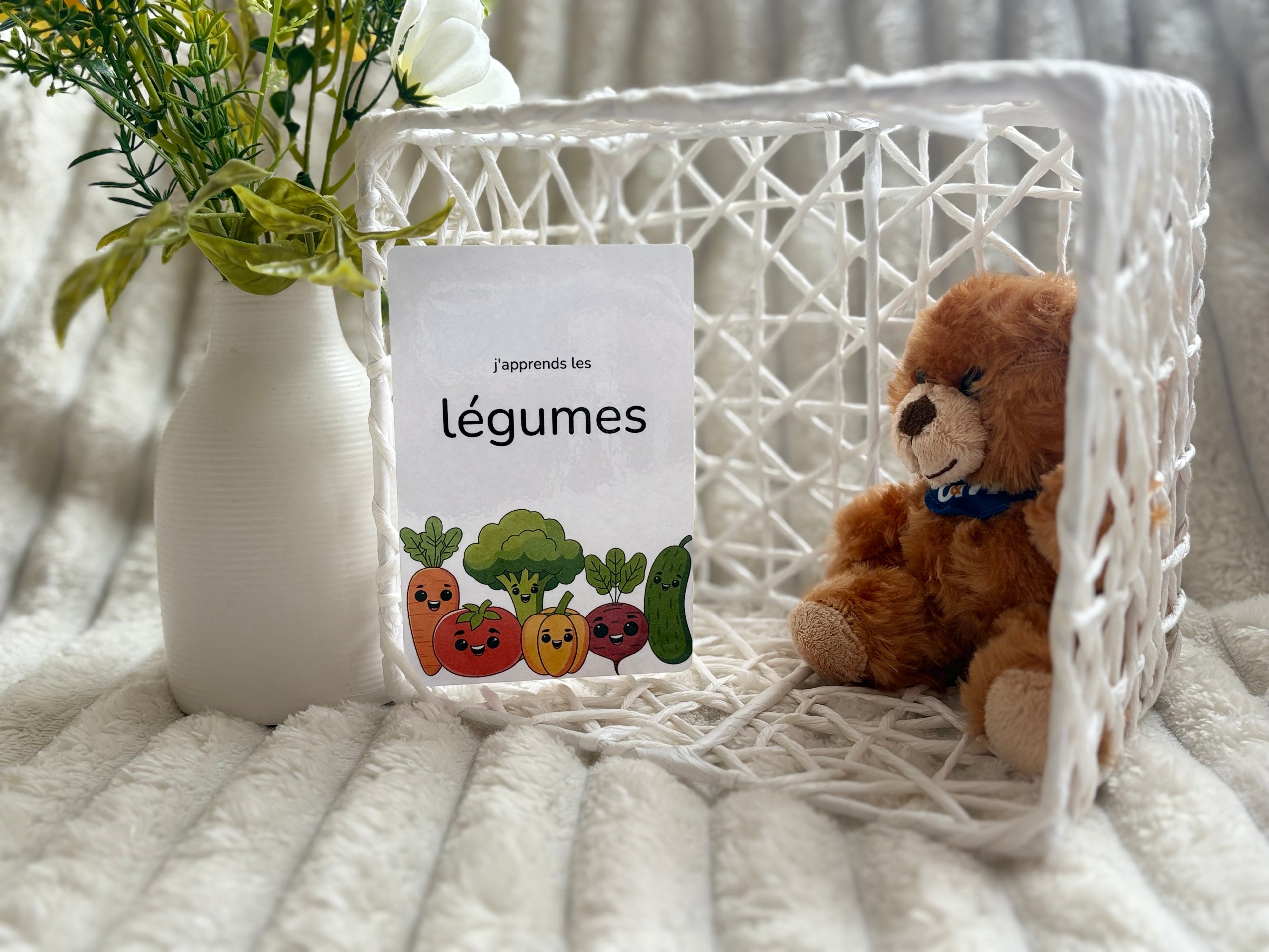 Cartes éducatives - Les légumes