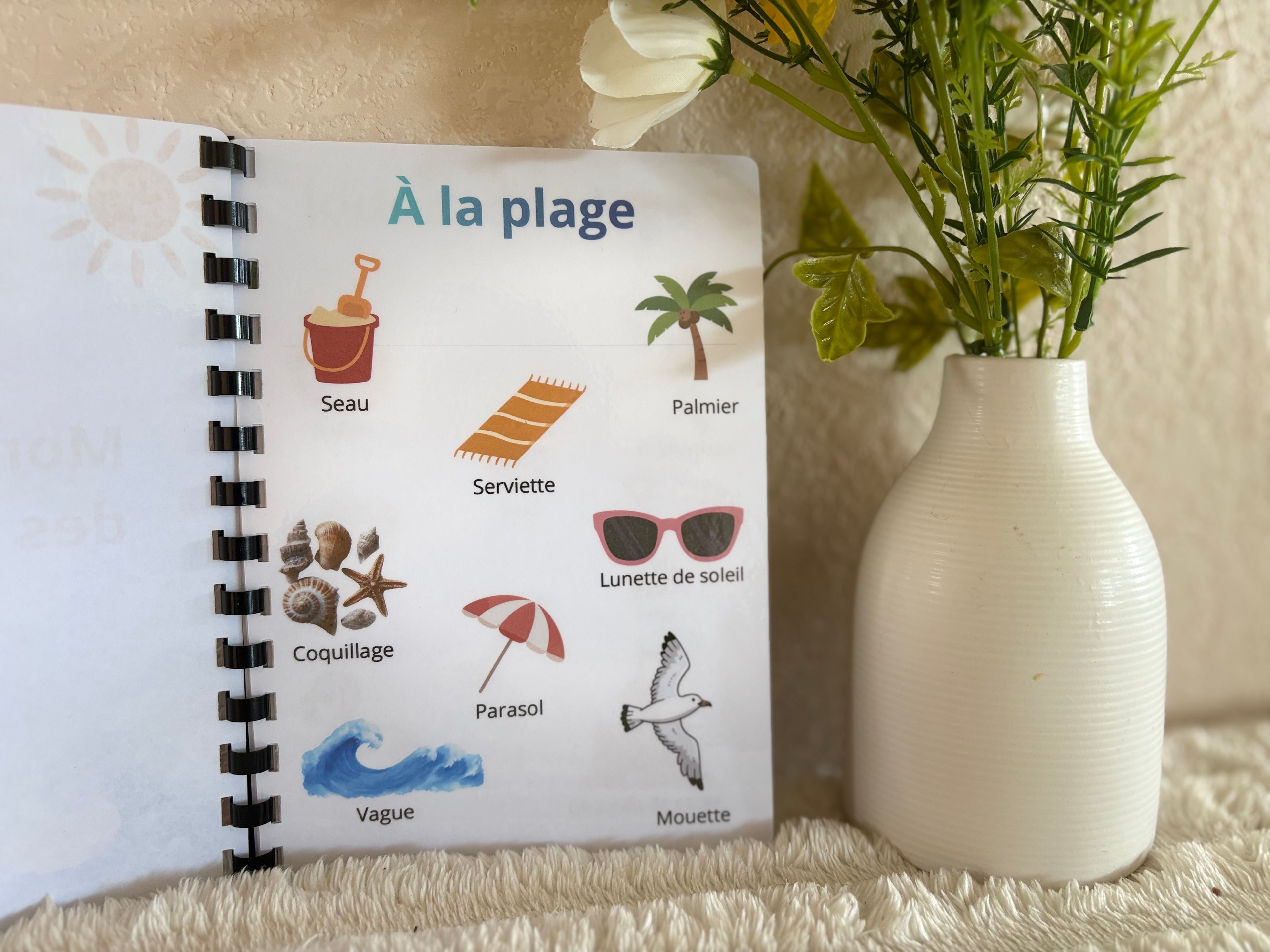 Imagier des vacances d'été