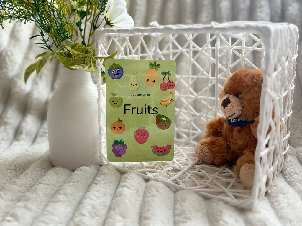 Cartes éducatives - Les fruits