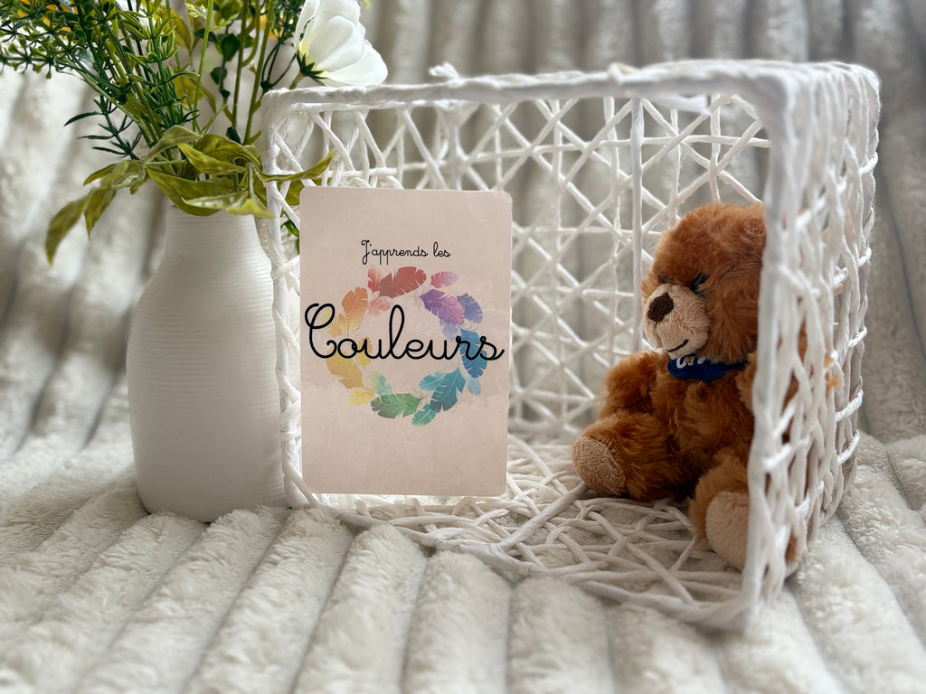 Cartes éducatives - Les couleurs