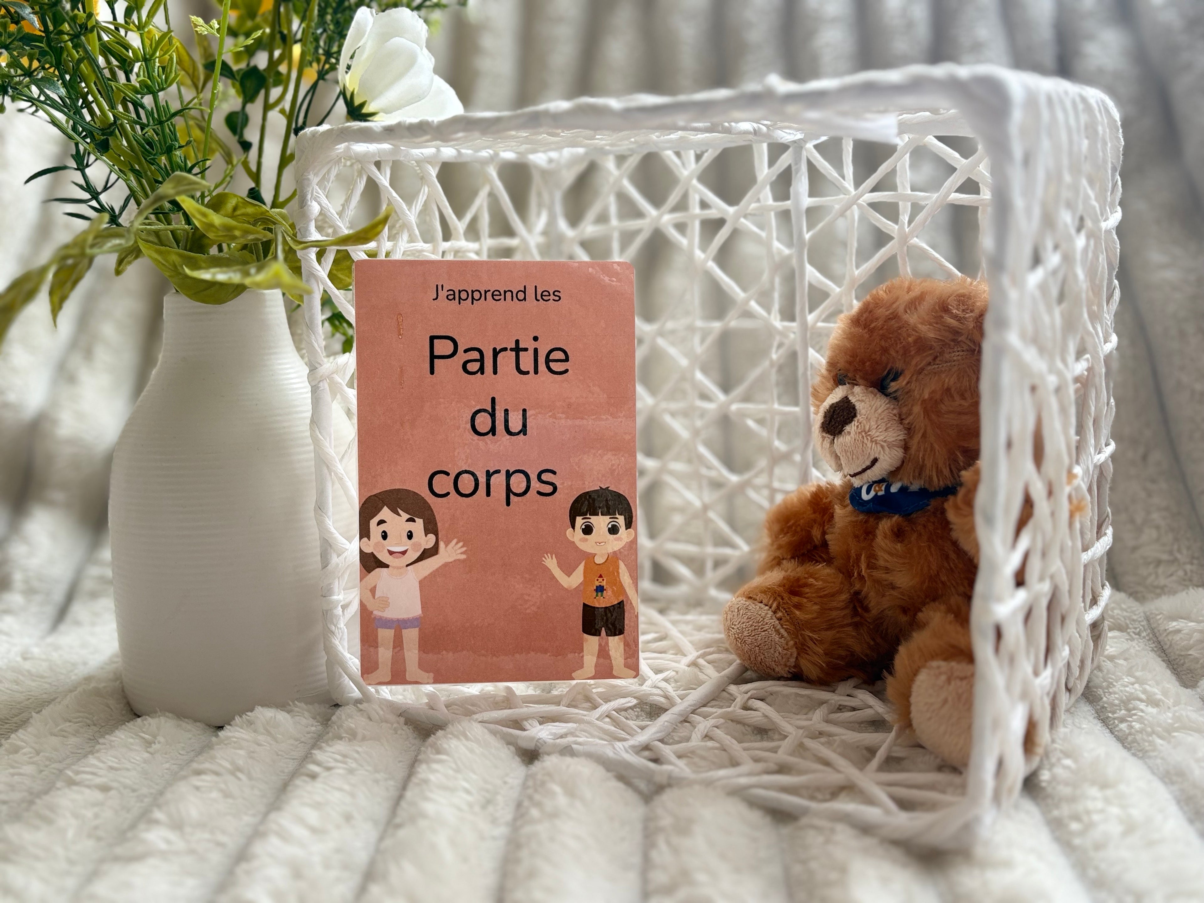 Carte éducatives - Les parties du corps