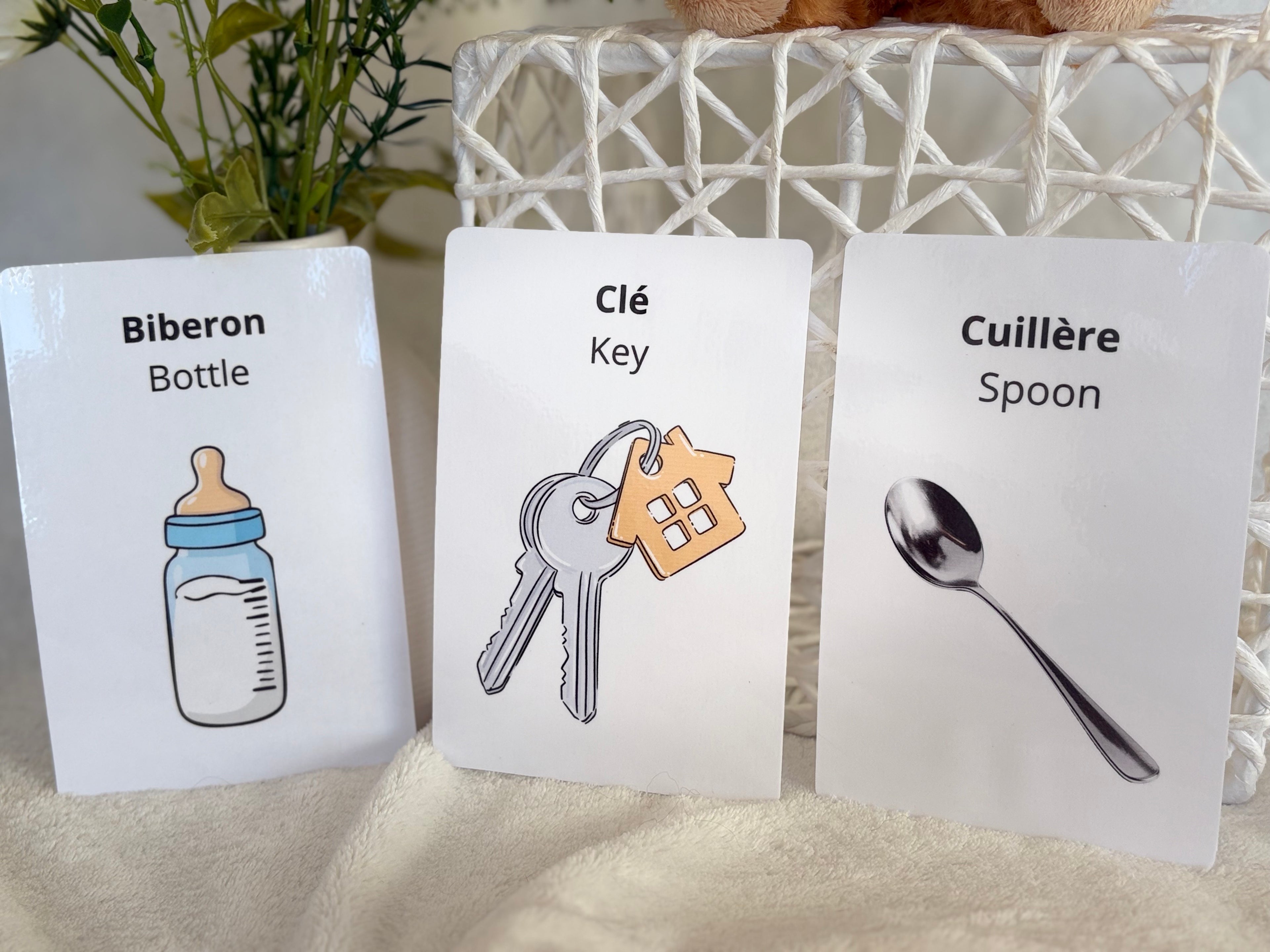 Cartes éducatives - Les objets du quotidien