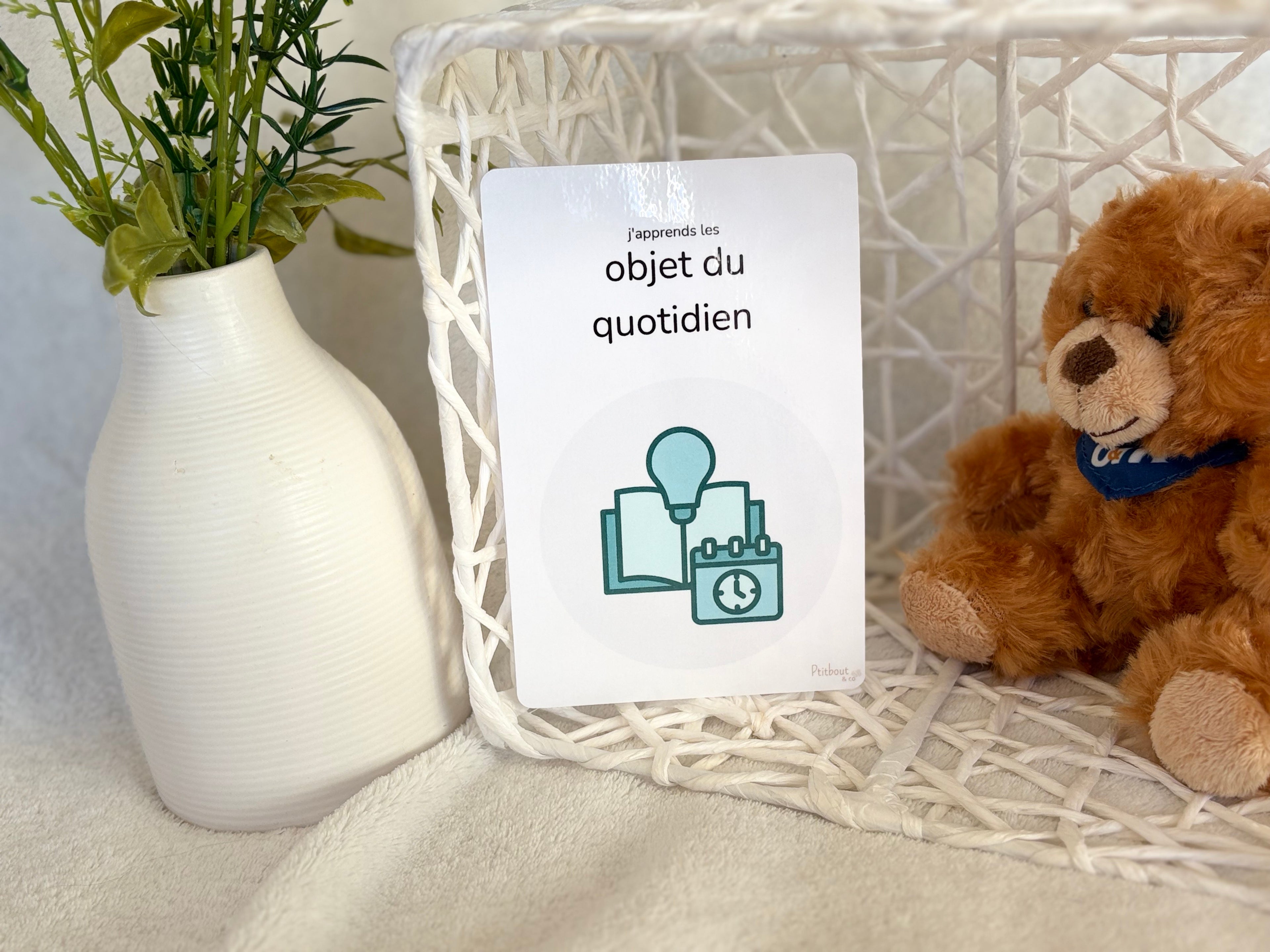 Cartes éducatives - Les objets du quotidien