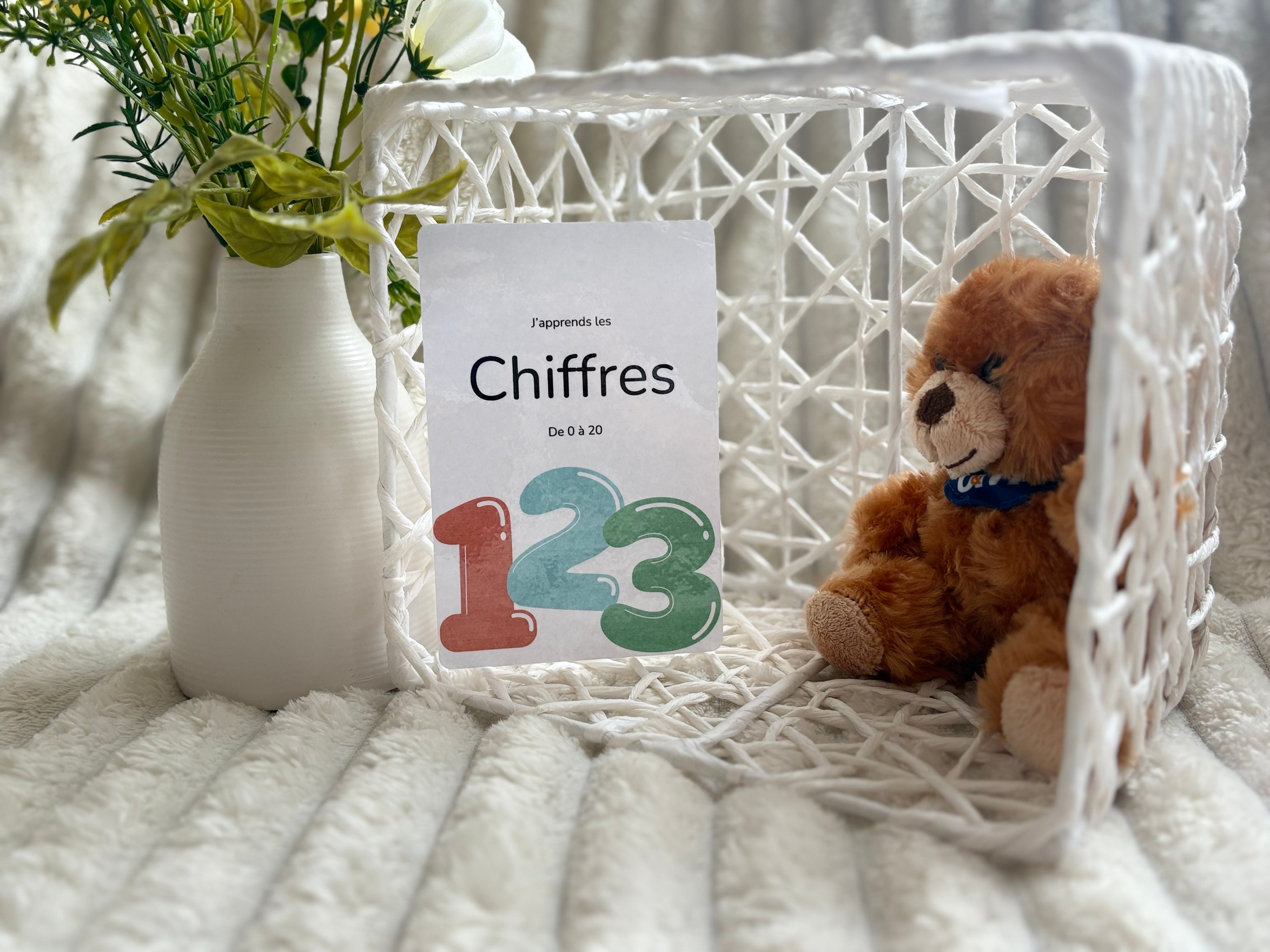 Cartes éducatives - Les chiffres