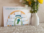 Support éducatif les jours de la semaine