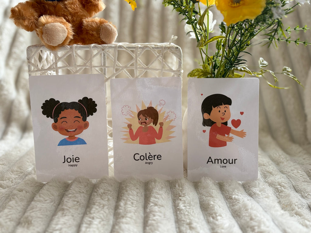 Cartes éducatives - Les émotions