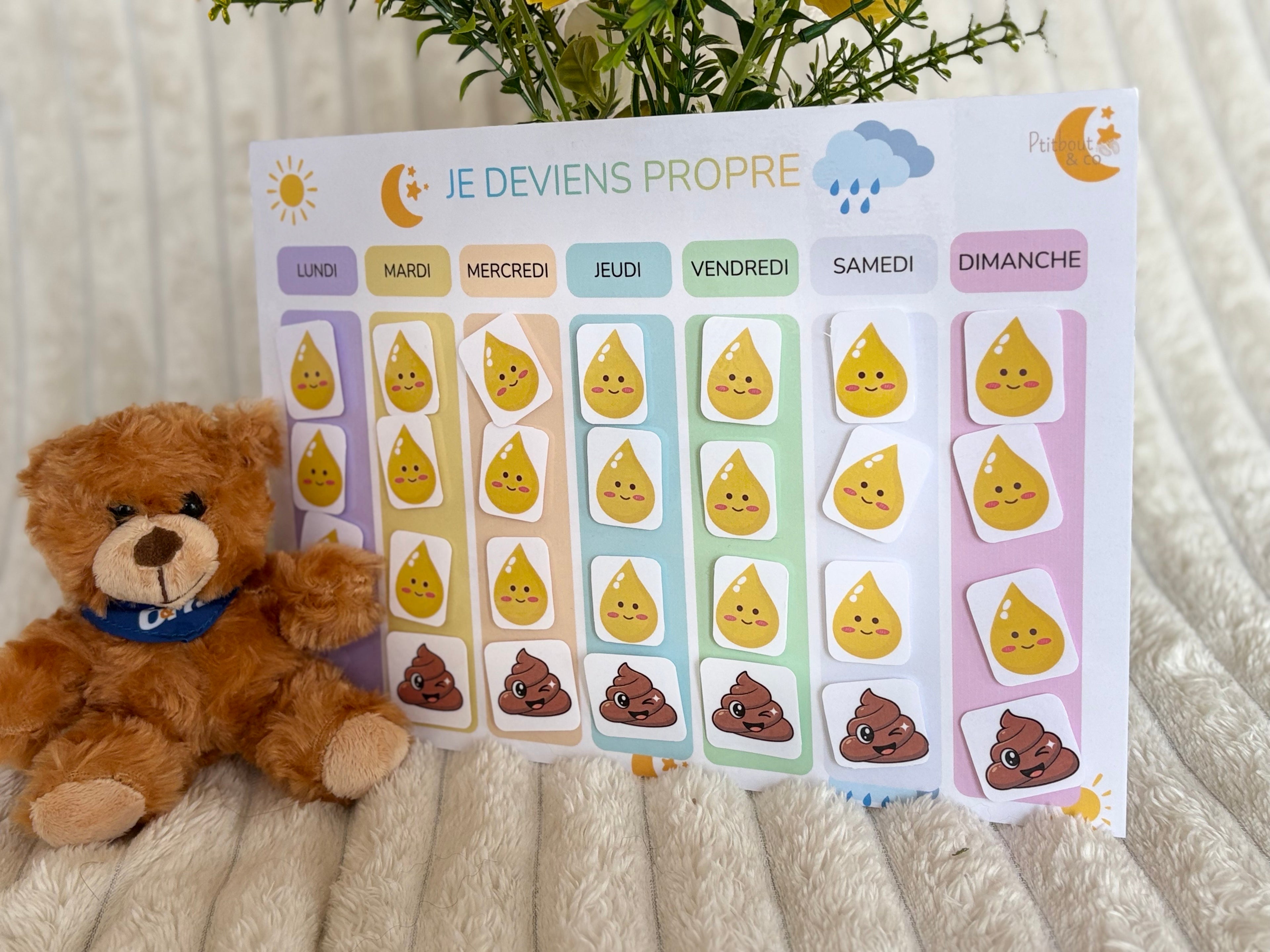 Support éducatif sur la propreté