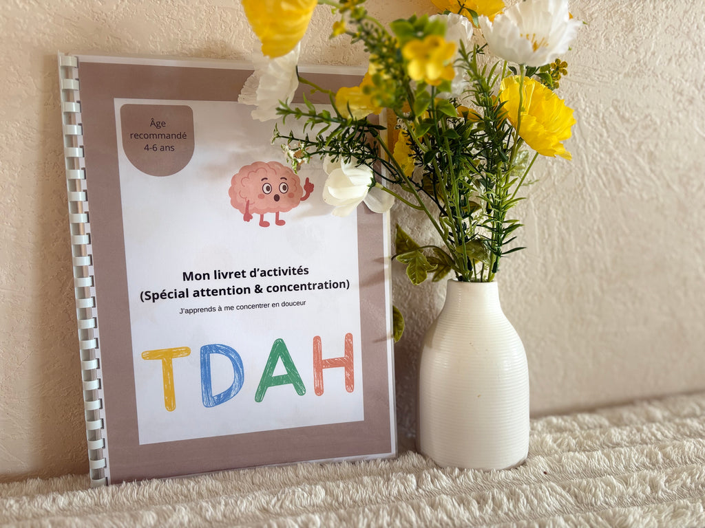 Livret d’activités pour enfants TDAH – Concentration & calme (4 ans +)